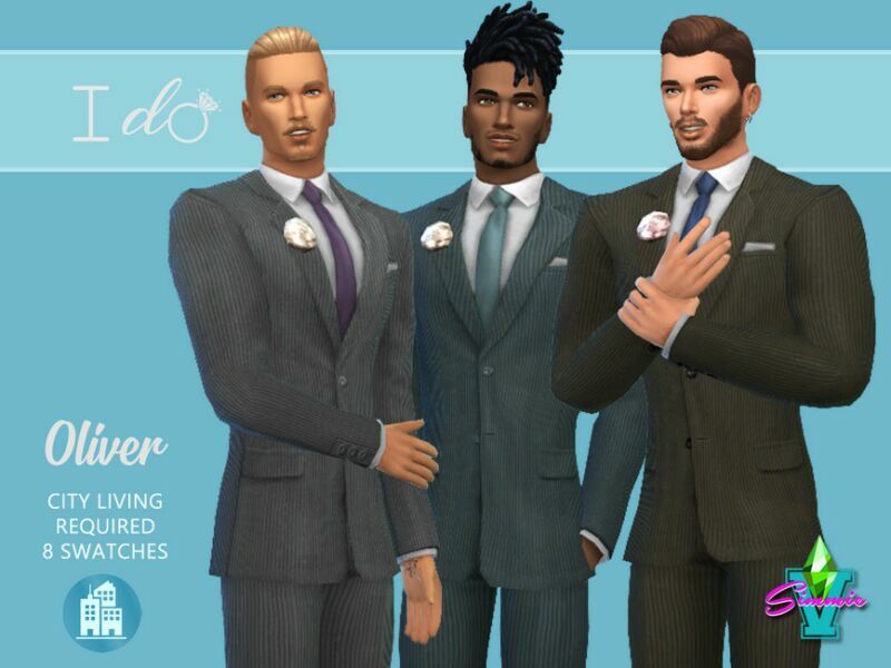 Simmiev I DO Oliver Suit By Simmiev Sims 4 CC