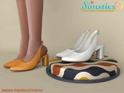 “Simxties High Heels 1 For / Teen – Adult – Elder” Sims 4 CC