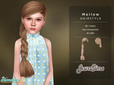 “ / Simxties Mellow Child Hairstyle” Sims 4 CC