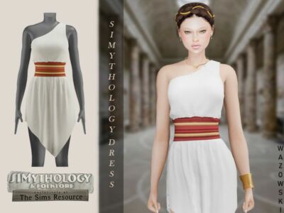 Simythology Dress 2 By _Wazowski_ Sims 4 CC