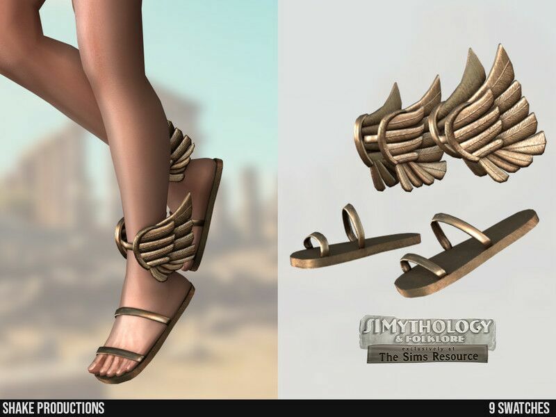 Simythology – Greek GOD Shoes By Shakeproductions Sims 4 CC