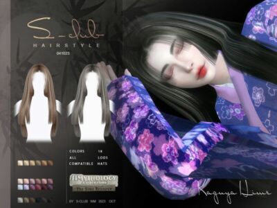 Simythology Hairstyle 04 By S-Club Sims 4 CC