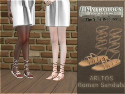 Simythology Roman Sandals Female By Arltos Sims 4 CC