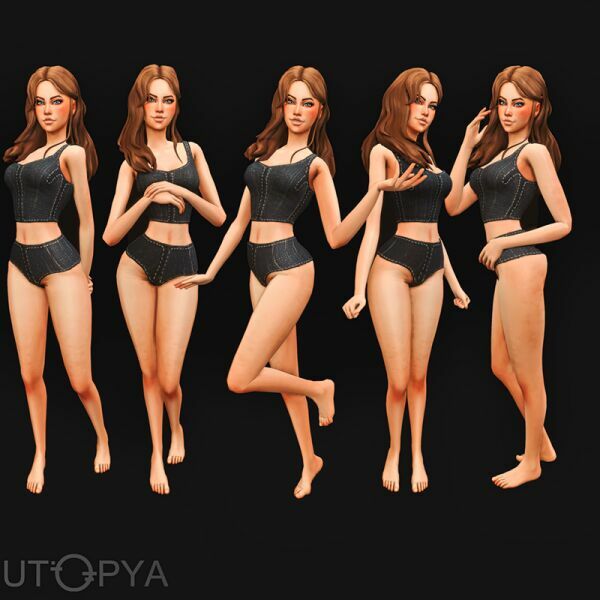 Single Pose SET Sims 4 CC