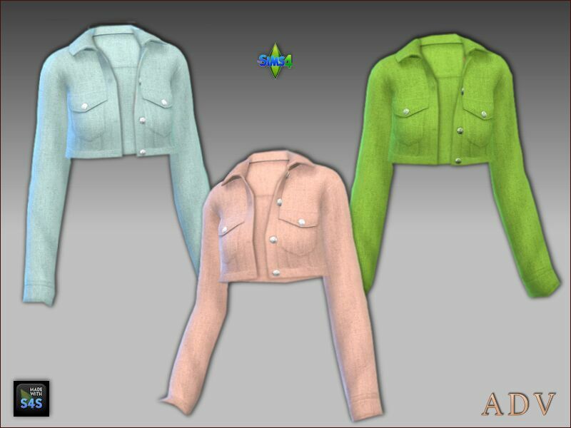 sims 4 cc skirts jackets and tops for adults 5