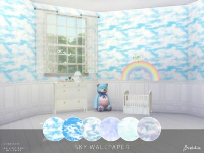 SKY Wallpaper By Creptella Sims 4 CC