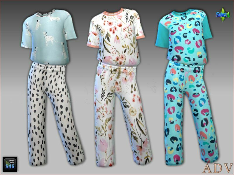 sims 4 cc sleepwear for girls 2