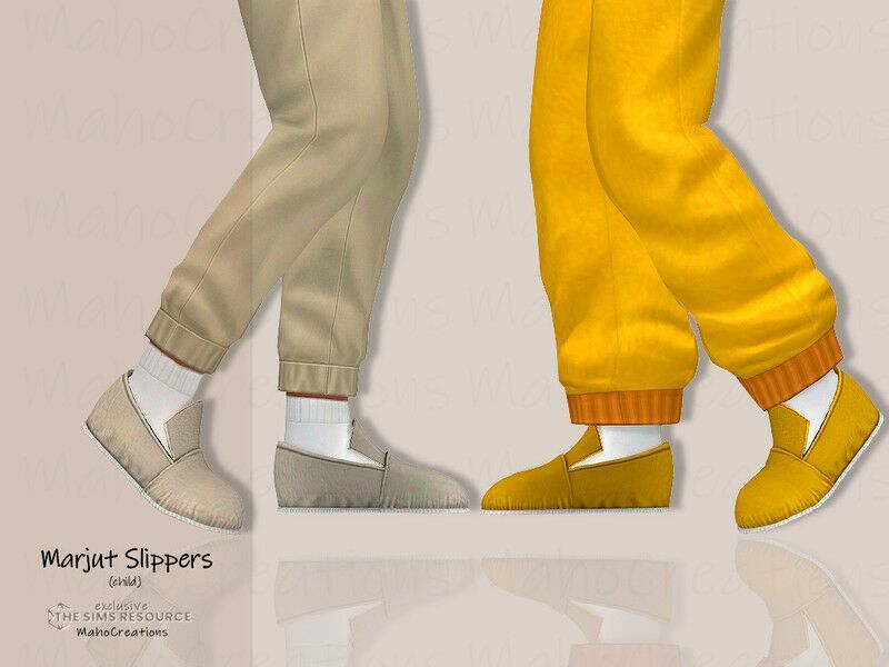 Slippers Marjut – Child Sims 4 CC