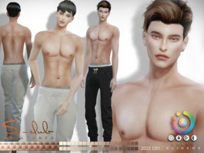 Soft Nature Colorful MAN Skin By S-Club By S-Club Sims 4 CC