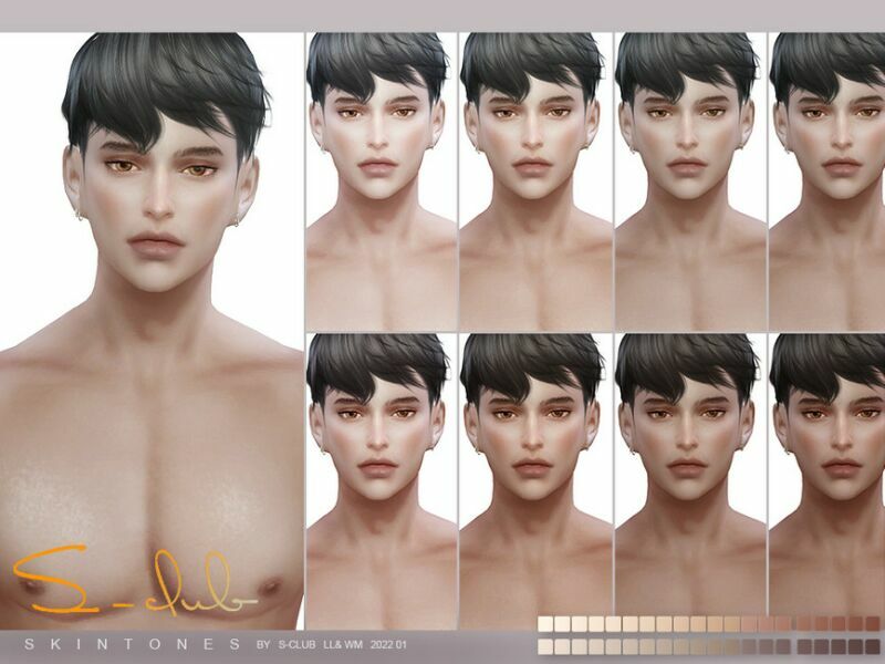 sims 4 cc soft nature colorful man skin by s club by s club 2