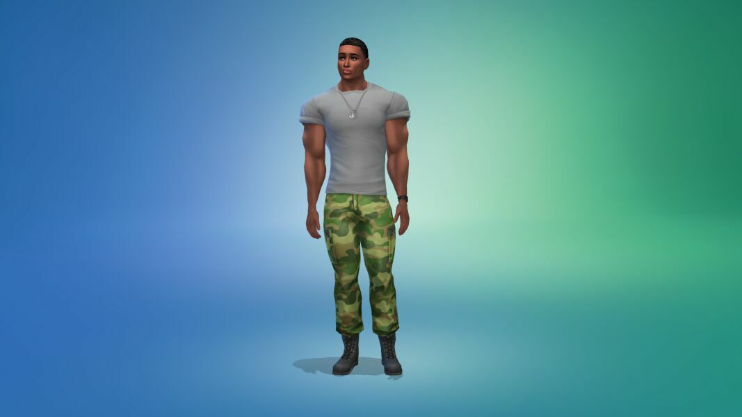 Soldier Alonzo Jones Free SIM Download By VTK Sims 4 CC Download