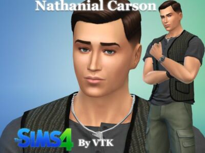 Soldier Nathanial Carson Free SIM Download By VTK Sims 4 CC