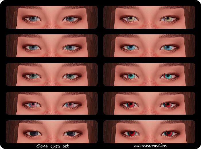 sims 4 cc sona eyes set by moonmoonsim 2