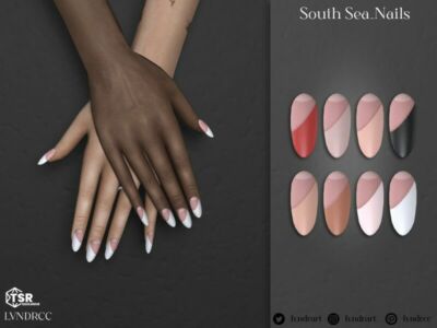 South SEA Nails Sims 4 CC