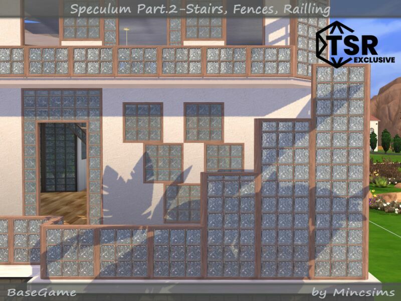 sims 4 cc speculum part 2 stairs fence railing by mincsims 2