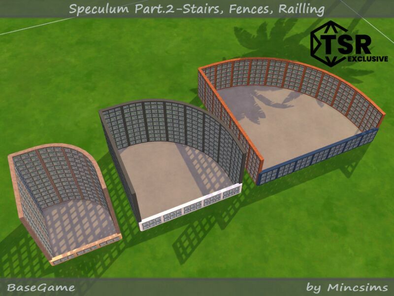 sims 4 cc speculum part 2 stairs fence railing by mincsims 4