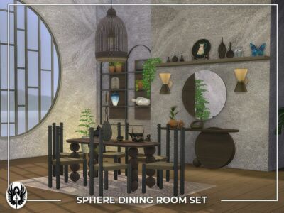 Sphere Dining Room SET Sims 4 CC