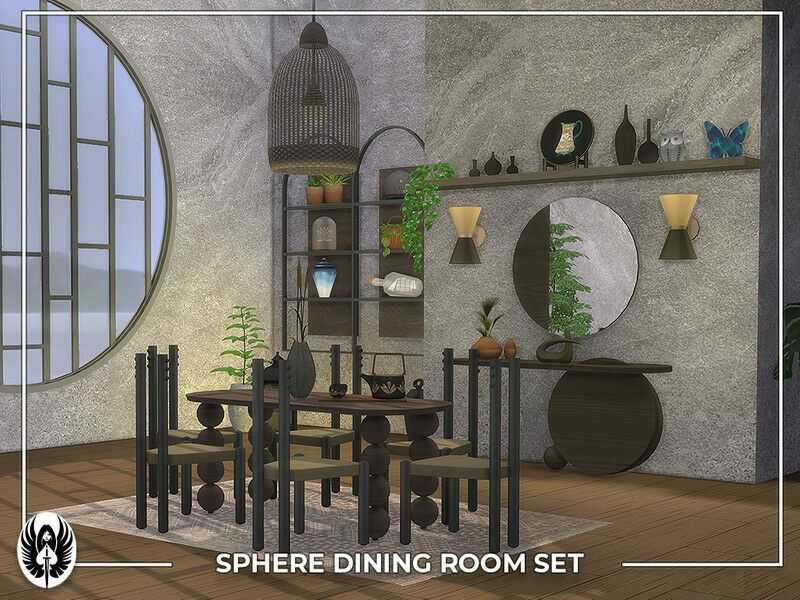 Sphere Dining Room SET Sims 4 CC