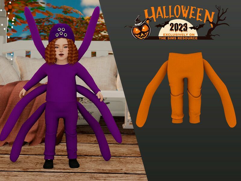 Spider Pants (Toddler ) By Couquett Sims 4 CC