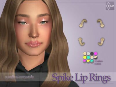 Spike LIP Rings By Sunflowerpetalscc Sims 4 CC