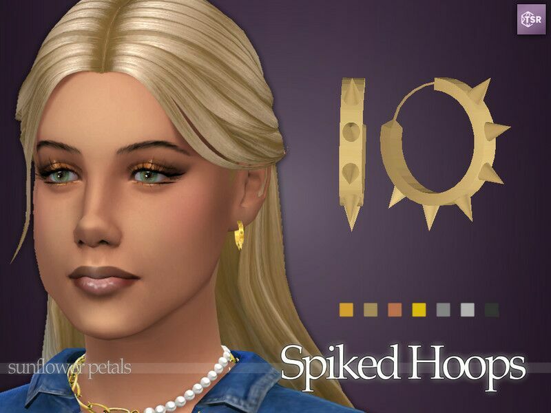 Spiked Hoops Sims 4 CC Download