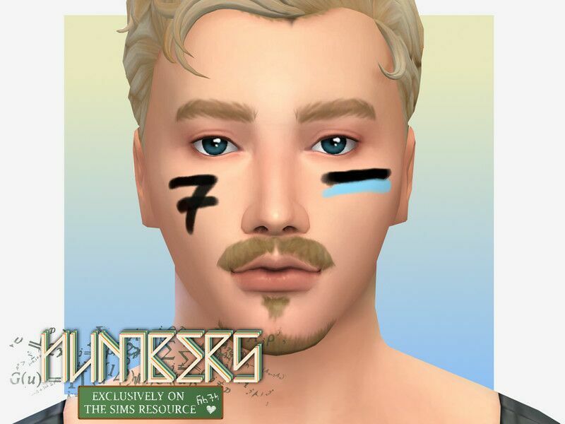 Sportsfan Facepaint V1 Sims 4 CC