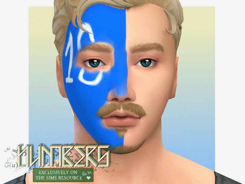 Sportsfan Facepaint V2 Sims 4 CC