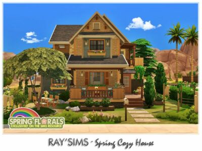 Spring Florals – Cozy House Sims 4 CC