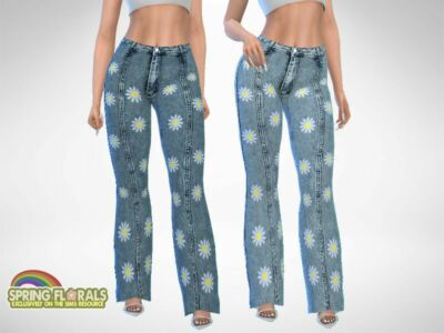 Spring Jeans By Puresim Sims 4 CC