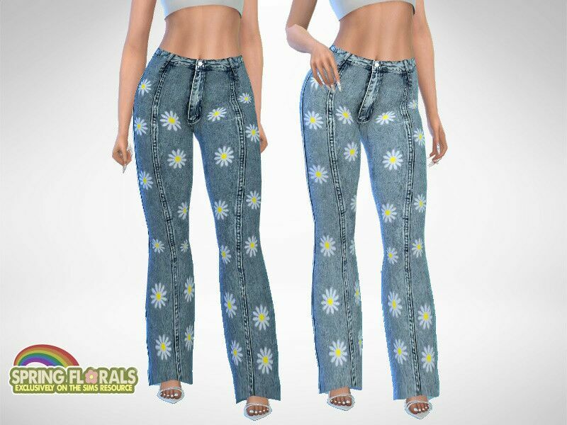 Spring Jeans By Puresim Sims 4 CC