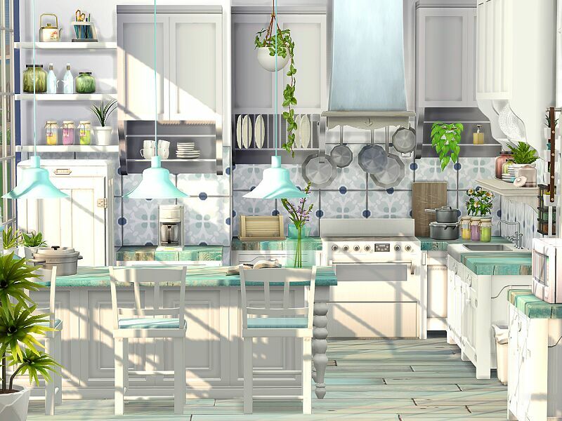 Springtime Kitchen – CC By Flubs79 Sims 4 CC