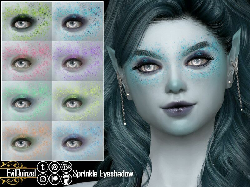 Sprinkle Eyeshadow Sims 4 CC