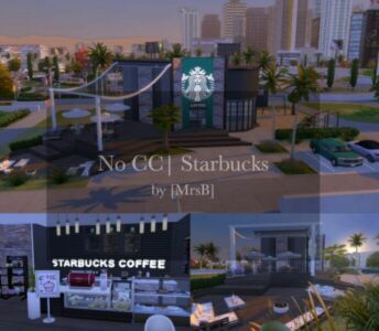 Starbucks |CC Free By Mrsbarbiex3 Sims 4 CC