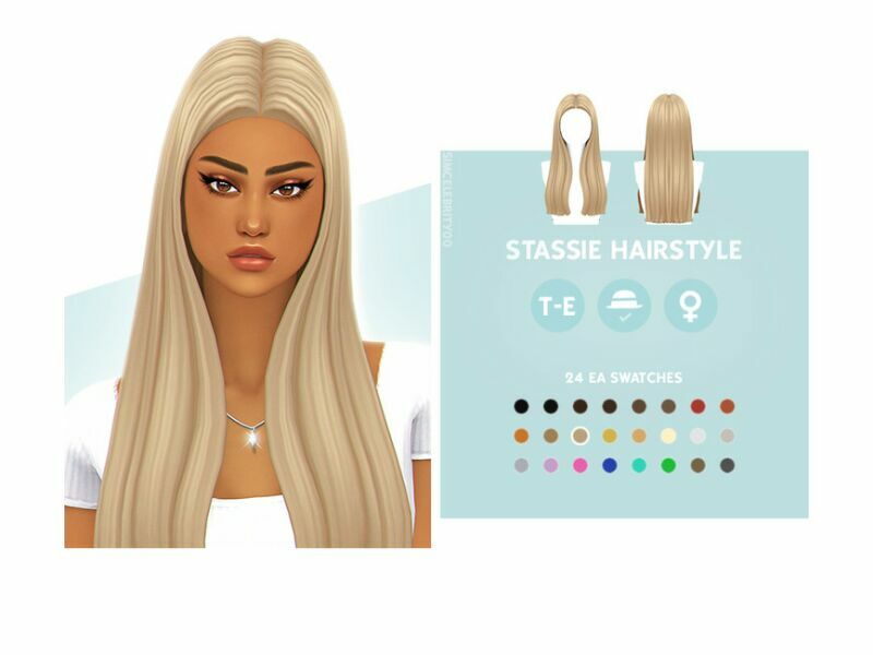 sims 4 cc stassie hairstyle by simcelebrity00 2