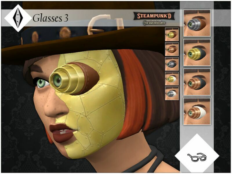 Steampunked – Glasses 3 By Aleniksimmer Sims 4 CC