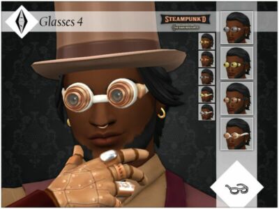 Steampunked – Glasses 4 By Aleniksimmer Sims 4 CC