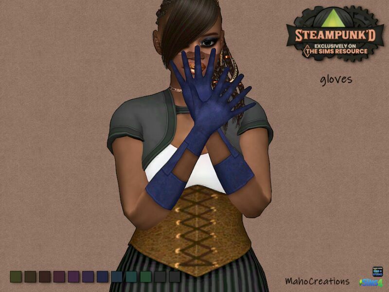 Steampunked – Gloves By Mahocreations Sims 4 CC