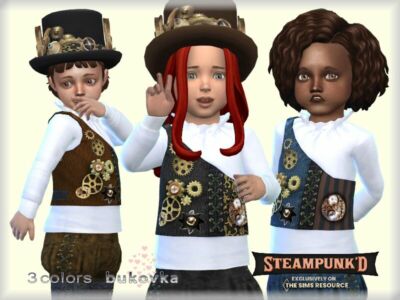 Steampunked TOP By Bukovka Sims 4 CC