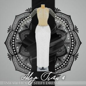 Stefy Dress Sims 4 CC