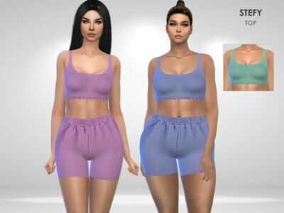 Stefy TOP By Puresim Sims 4 CC