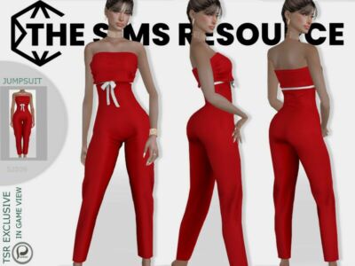 Stylish Elegant Jumpsuit Sims 4 CC