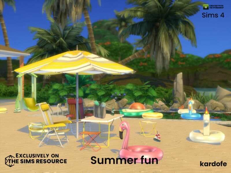 sims 4 cc summer fun by kardofe 3