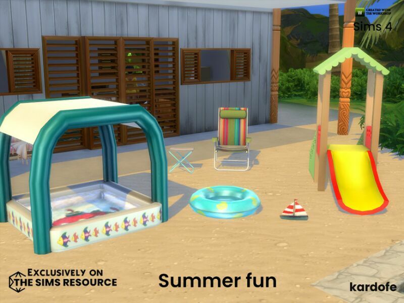 sims 4 cc summer fun by kardofe 7