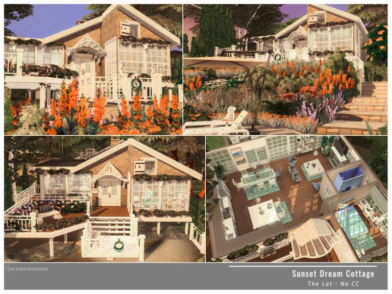 sims 4 cc sunset dream cottage no cc by moniamay72 3