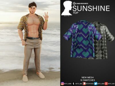 Sunshine (TOP) Sims 4 CC