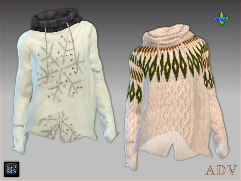 sims 4 cc sweaters and pants 2