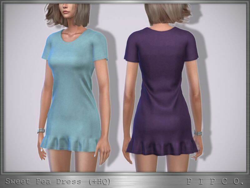 Sweet PEA Dress. By Pipco Sims 4 CC