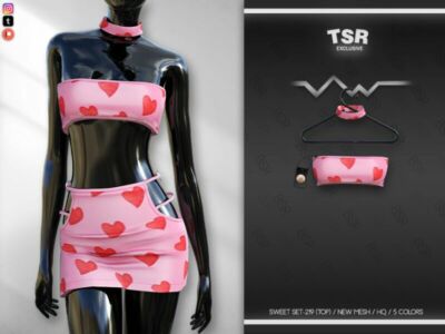 Sweet SET-219 (TOP) BD693 By Busra-Tr Sims 4 CC