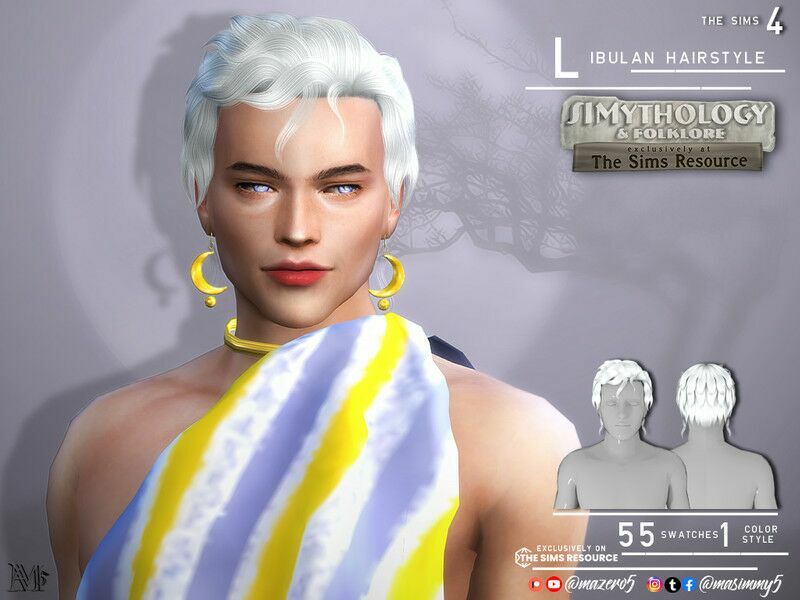 Symythology Libulan Hairstyle By Mazero5 Sims 4 CC