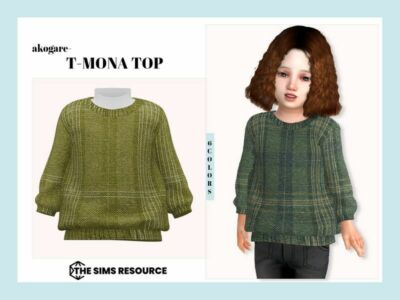 T-Mona TOP Sims 4 CC